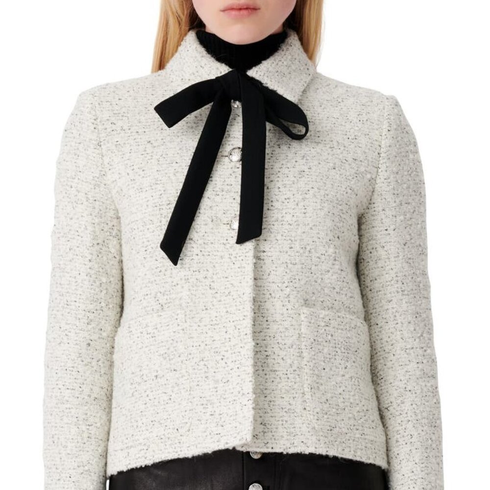 Tweed Style Maje Jacket NWT